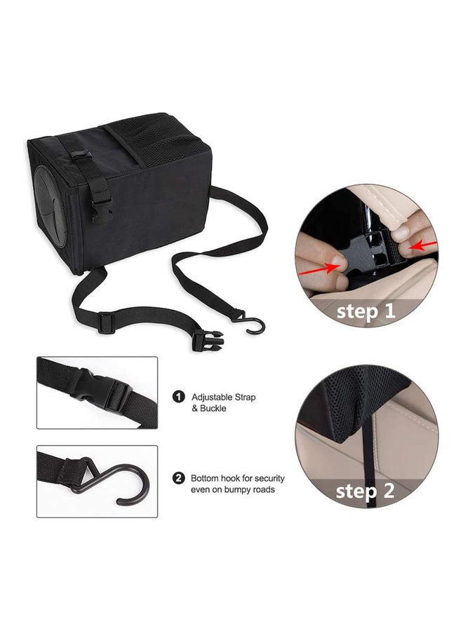 Multifunctional Waterproof Folding Car Trash Bag 6L Black - Image 4